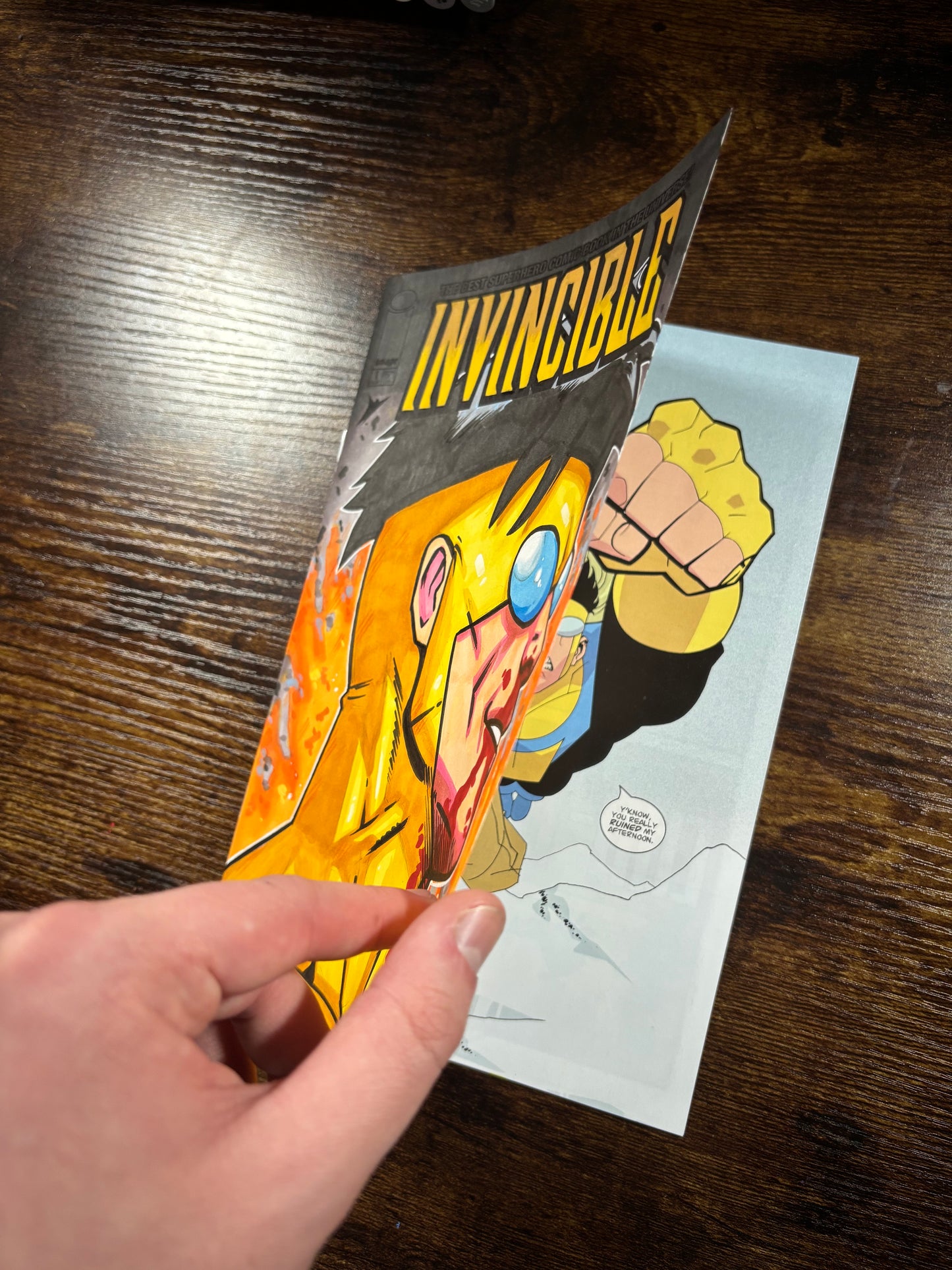 Invincible Custom Sketch Cover