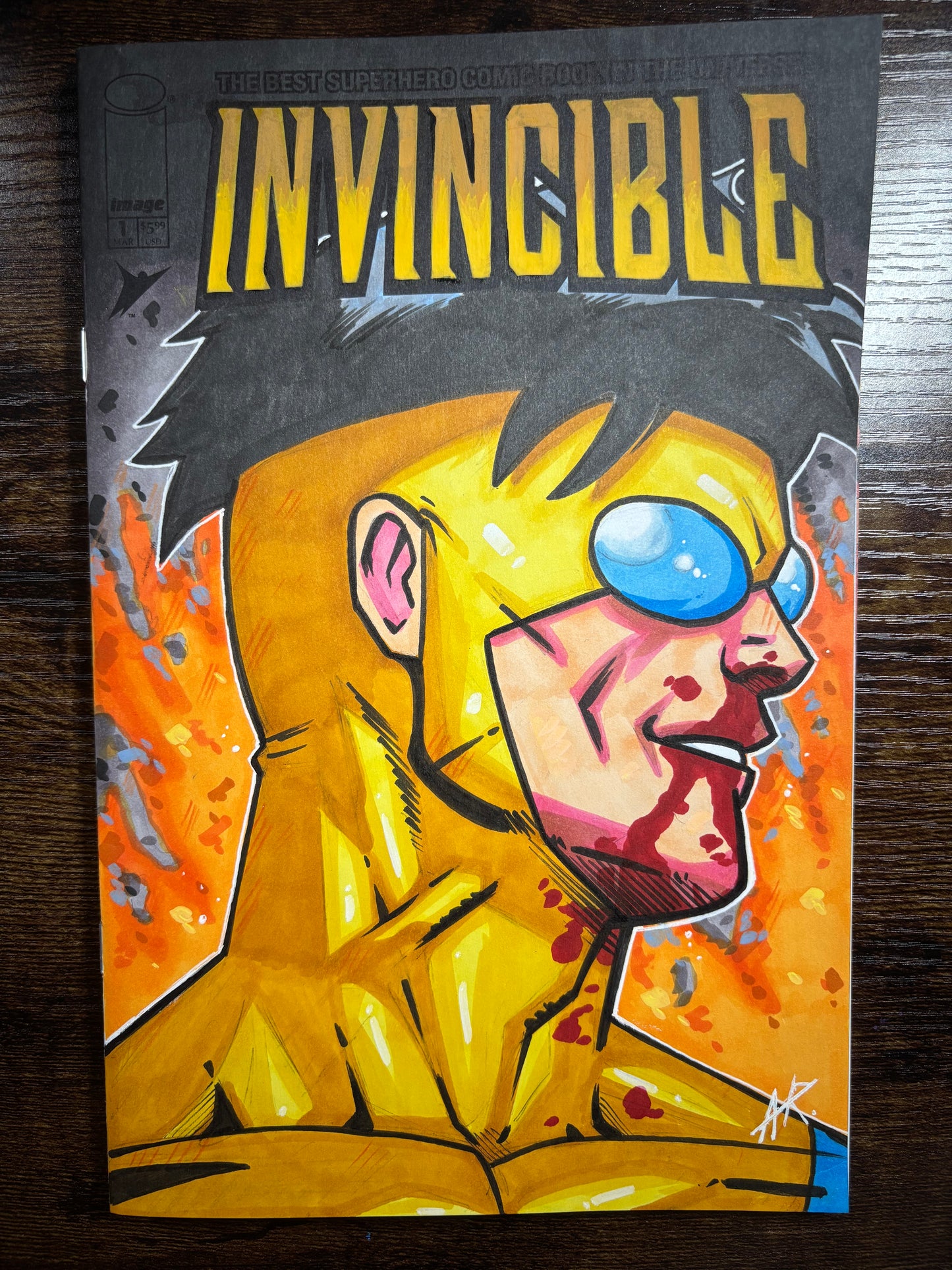Invincible Custom Sketch Cover